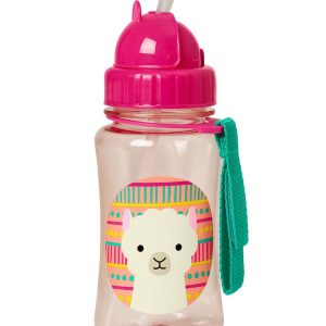 Garrafa squeeze infantil com canudo lhama multicor | Skip Hop
