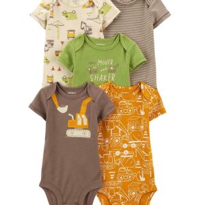 Kit body bebê 5 peças caminhão multicor