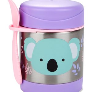Pote térmico infantil com talher coala lilás | Skip Hop