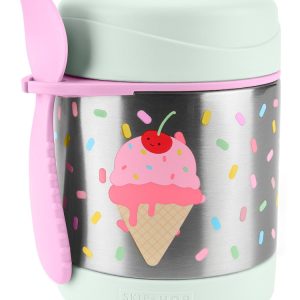 Pote térmico infantil com talher sorvete verde | Skip Hop