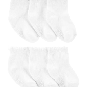 Kit Meia Infantil  6 Pares Branco