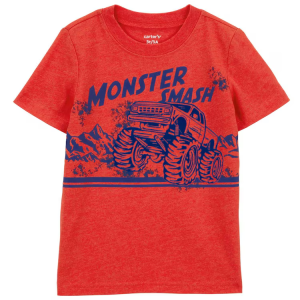 Camiseta infantil monster smash vermelha |