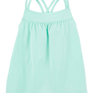 Regata infantil básica com pregas verde |