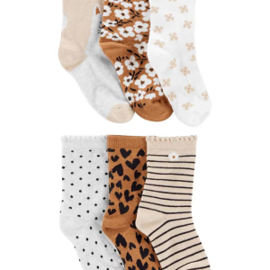 Kit meia infantil 6 pares estampados multicor |