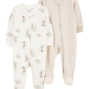 Kit macacão bebê 2 peças coala coqueiro multicor |