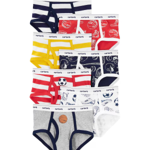Kit Cueca Infantil ´s 7 Peças Multicor