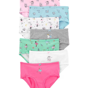 Kit Calcinha 7 Peças Ballet - Multicor