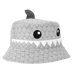 Chapéu Bucket Infantil Carter´s Shark Cinza