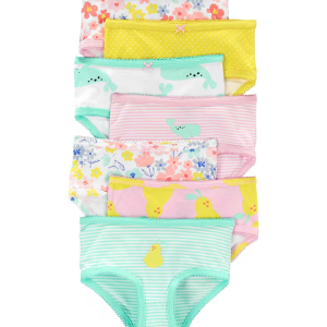 Kit Calcinha Infantil ´s 7 Peças Multicor