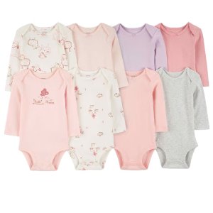 Enxoval bebê 8 peças manga longa ovelhas multicor | Carter's