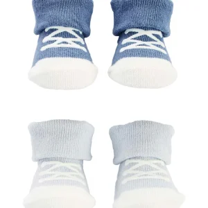 Kit meia bebê 2 pares sapatinho multicor |