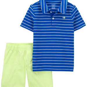 Conjunto curto infantil 2 peças avião multicor |