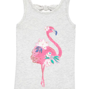 Regata infantil flamingo cinza |